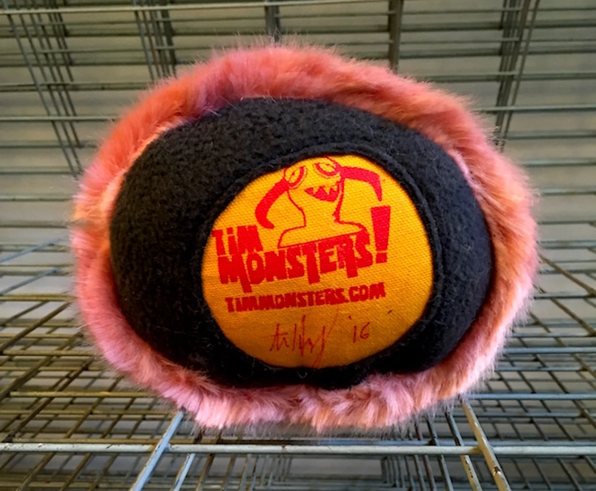 MEDIUM LIGHT PINK ONE EYED MONSTER — TIM MONSTERS! -
